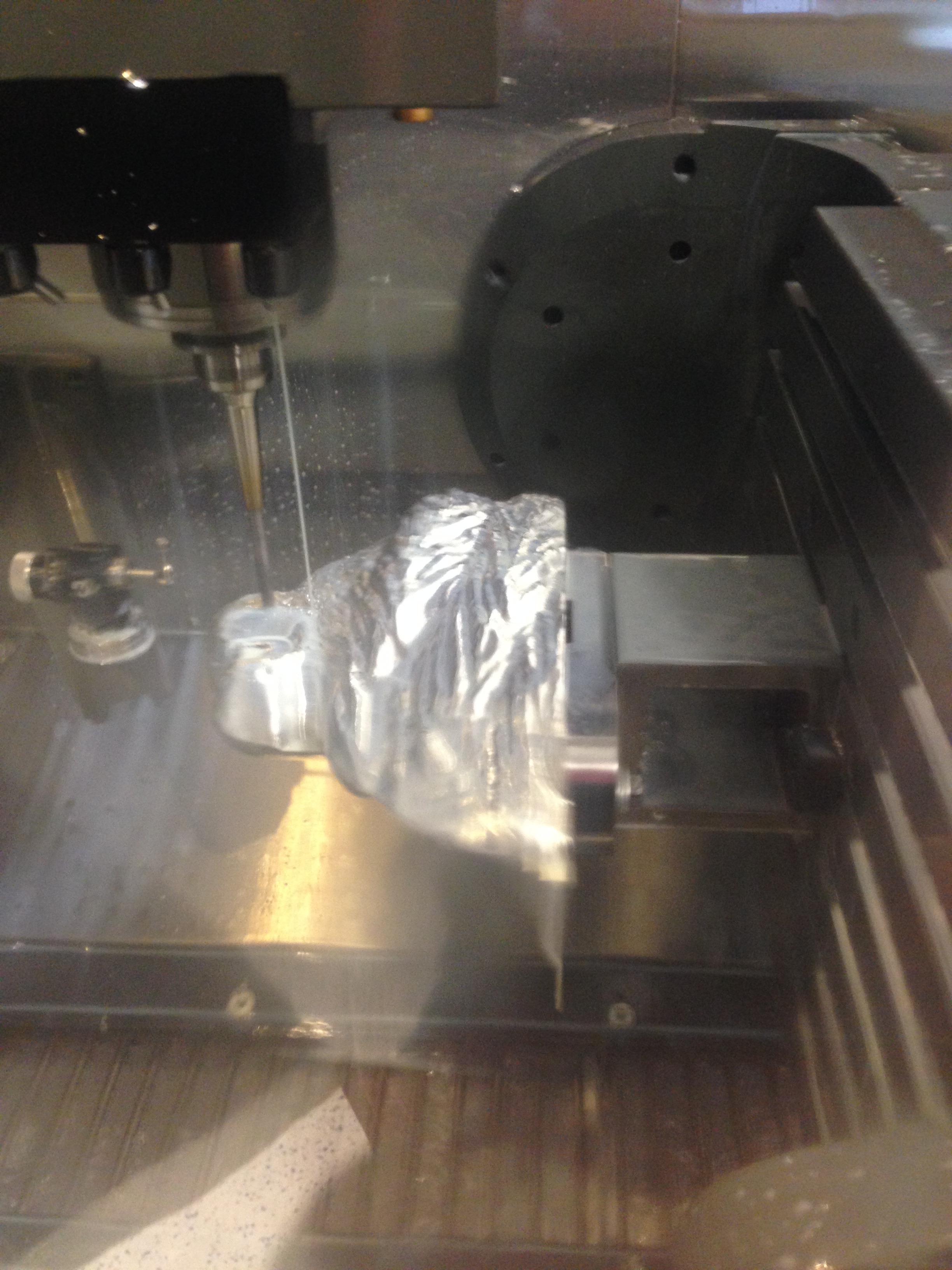 Lion's Head on 5 axis Haas  